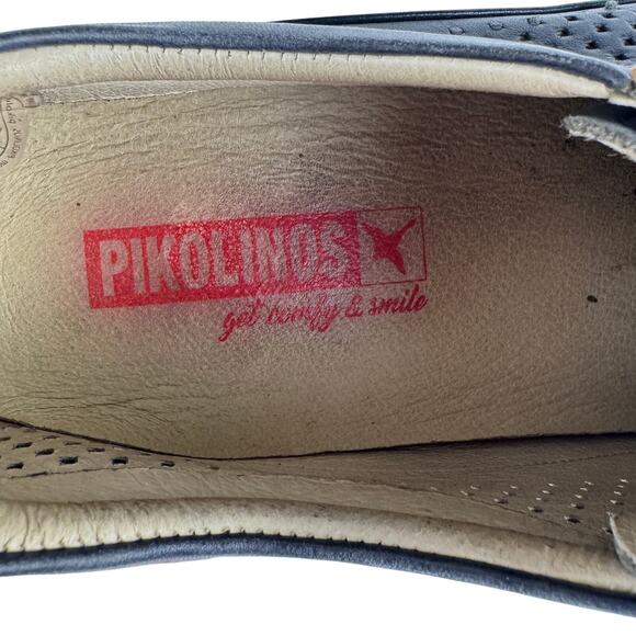 Pikolinos Liverpool Men’s Size 41 (US 8) Navy Blue Leather Slip-On Sneakers - Picture 11 of 11